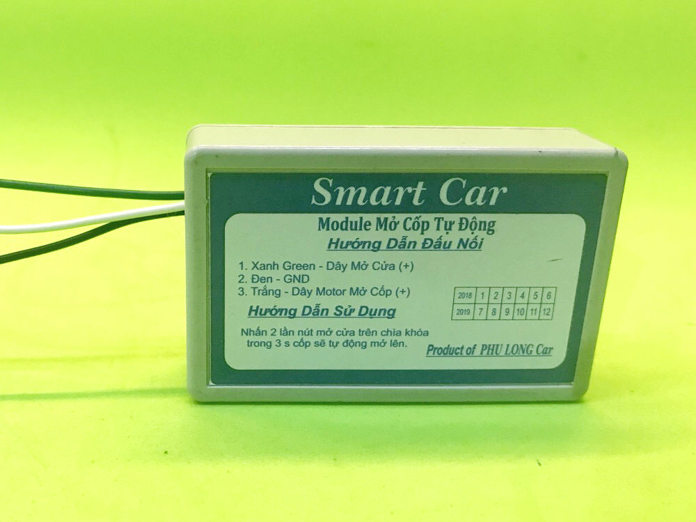 Module mở cốp xe tự động